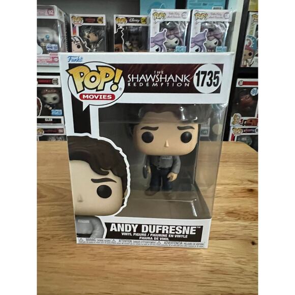 VAULTED Shawshank Redemption Andy Dufresne Funko Pop #1735 Movies Stephen King - Picture 1 of 6